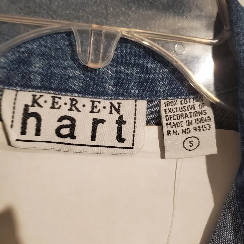 NWT! KEREN HART DENIM JACKET - Picture 5 of 8
